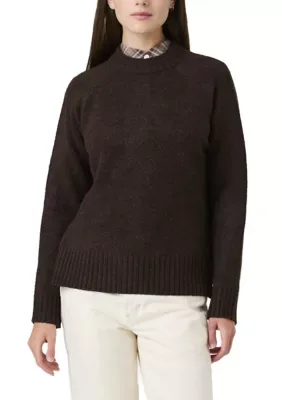 Suzie Striped Pullover Sweater with Slit