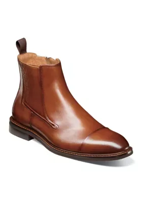 Berkshire Cap Toe Inside Zip Boots