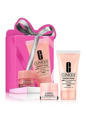 Bright Eyes, Glowing Skin: Mini Moisturizer and Eye Cream Holiday Gift Set by Clinique