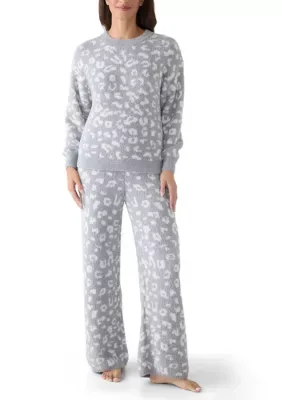Cozy Teddy Striped Pajama Set by Olive  Oak