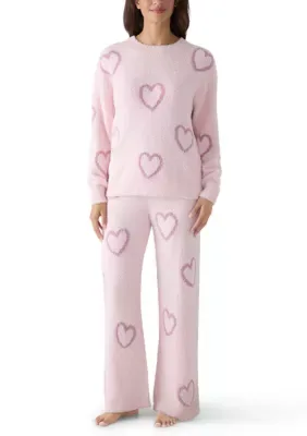 Cozy Teddy Striped Pajama Set