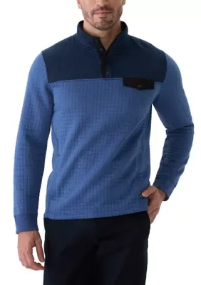 Navigator Colorblock Snap Pullover by Vineyard Vines