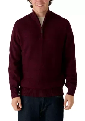 Marled 1/4 Zip Pullover