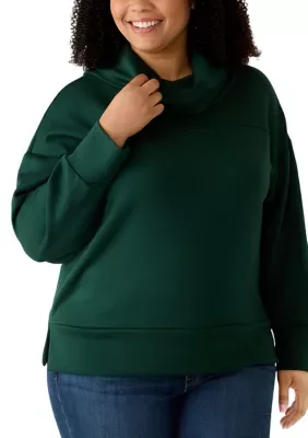 Freeflow Cowl Neck Pullover by Sharagano