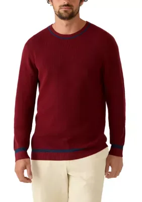 Crew Neck Long Sleeve Shirt by Collection by Michael Strahan