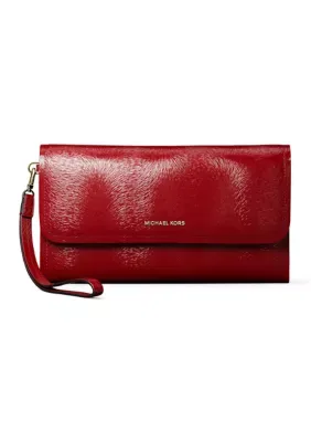 Michael Michael Kors Jet Set Medium Flap Double Zip Wristlet by Michael Kors