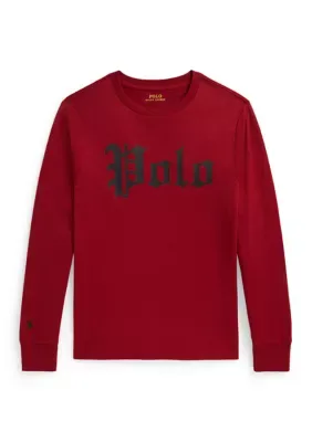 Logo Cotton Long-Sleeve T-Shirt by Ralph Lauren