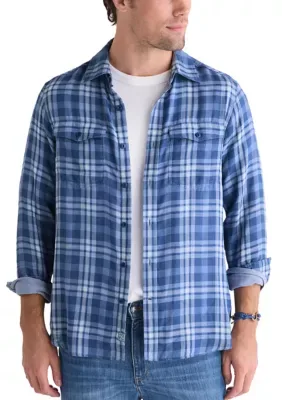 Plaid Chiller Double Cloth Shirt by Vineyard Vines