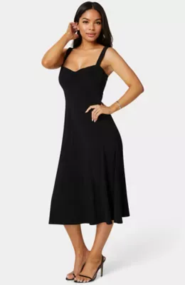 Sweetheart Midi Dress by bebe