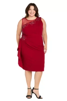 Short Scuba Crepe Cocktail Dress