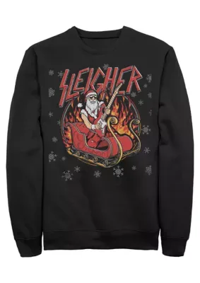 Sleigher Graphic Crew Fleece Sweatshirt by Generic