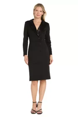 Tuxedo Cocktail Dress by R&M Richards