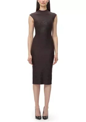The Metallic Anita Dress by Herv Lger