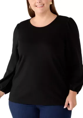 Long Sleeve Serenity Knit Top by Anne Klein