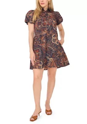Button Collar Dress by Msk