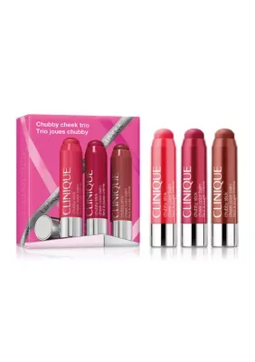 Chubby Stick Cheek Color Balm Trio Holiday Gift Set by Clinique