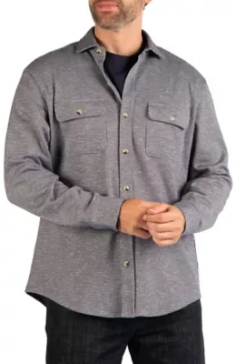 Melange Twill Sweater Shirt