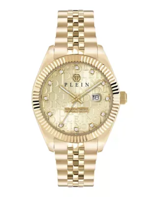 Date Superlative Crystal Watch by Philipp Plein