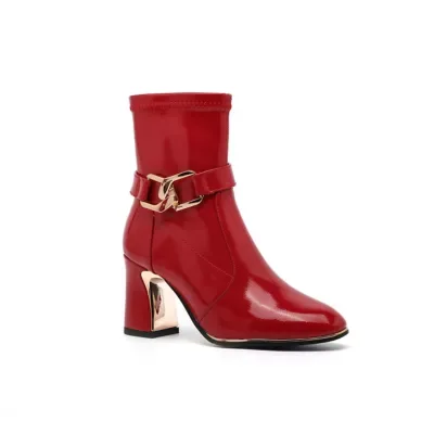 Talissa Metallic Link Bootie