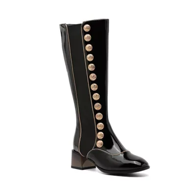 Wisdom Side-Elastic Button Boot by Ninety Union