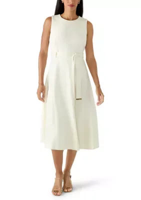 Self Tie Midi Dress