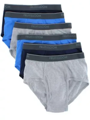 Fashion Pattern Briefs Underwear (6 Pack) by Fruit of the Loom