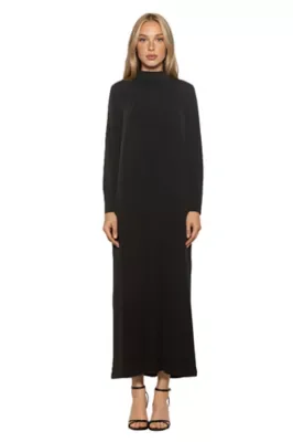 Evander Mockneck Long Sleeves Dress by Alexia Admor