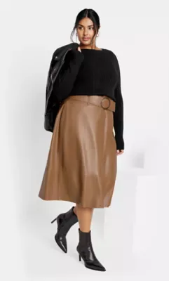 Untamed Skirt by City Chic