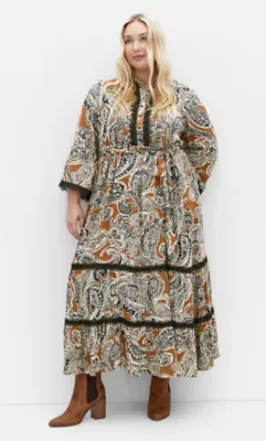 Camille Print Maxi Dress by City Chic