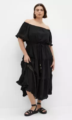 Angel Midi Dress by City Chic