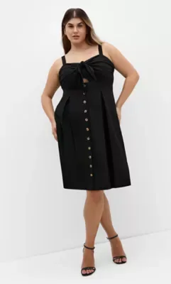 Sweetly Tied Midi Dress by City Chic
