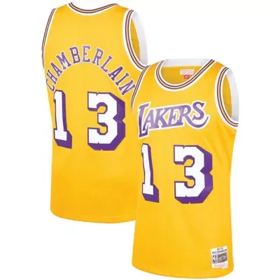 NBA Wilt Chamberlain Los Angeles Lakers 1971/72 Hardwood Classics Swingman Jersey by Mitchell & Ness