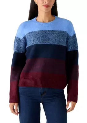 Ombré Crew Neck Sweater