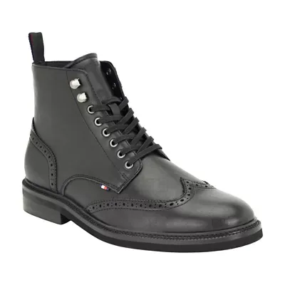 Flon Wingtip Lace Up Boots by Tommy Hilfiger