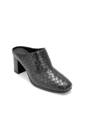 Maddy Heel Mule - Woven Faux Leather by Aerosoles