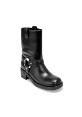 Molto Moto Bootie - Faux Leather