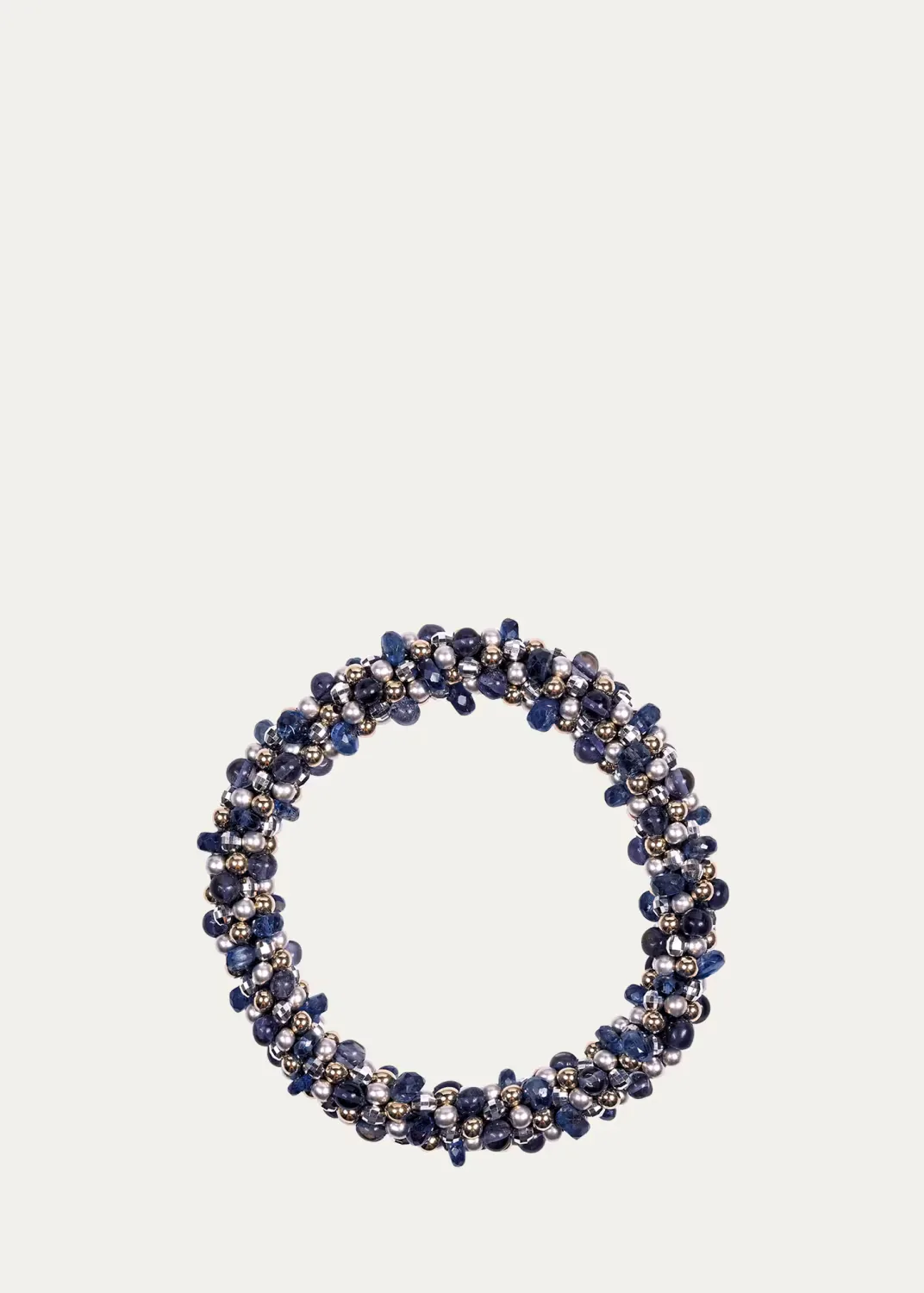 Iolite, Lapis and Kyanite Bracelet by Meredith Frederick
