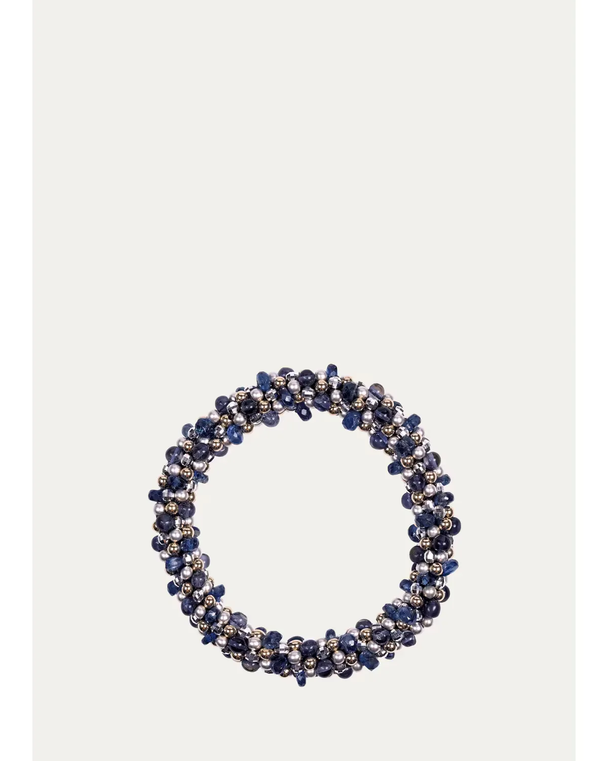 Iolite, Lapis and Kyanite Bracelet by Meredith Frederick