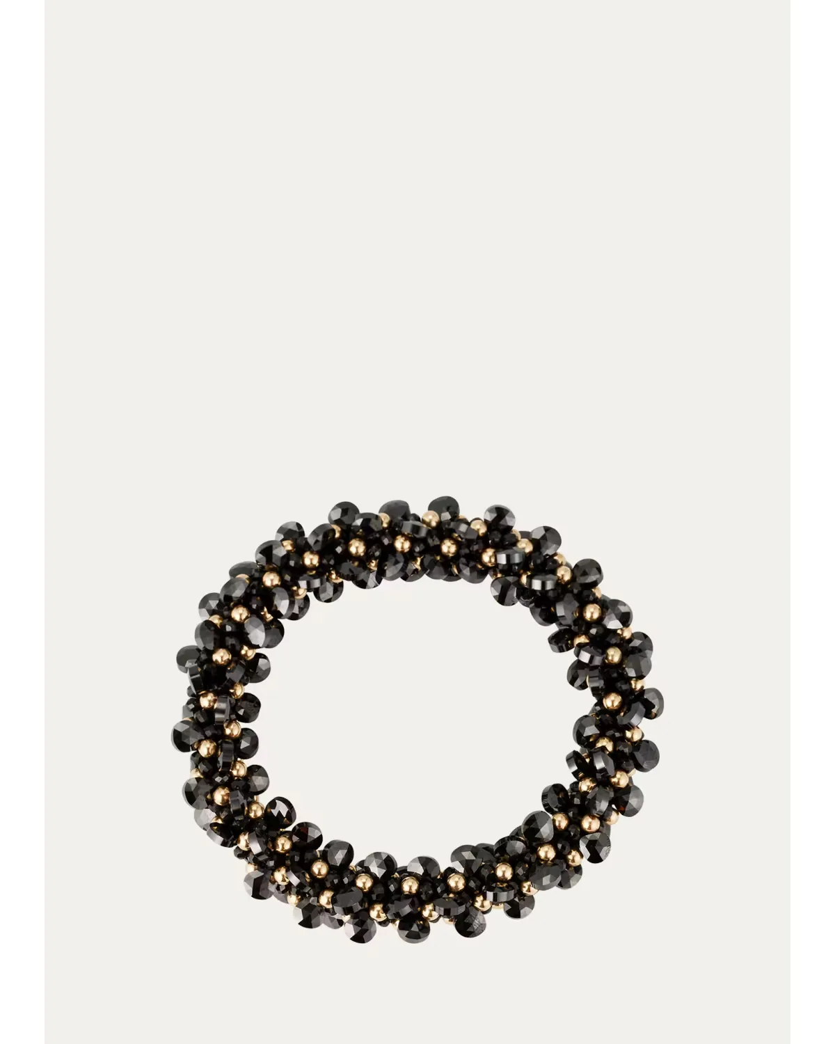 14K Gold Bracelet with Zircon, Spinel, Onyx and Topaz by Meredith Frederick