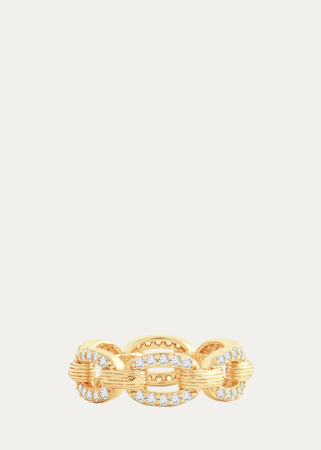 Enchanted Forest Chain Ring by Anabel Aram Jewelry