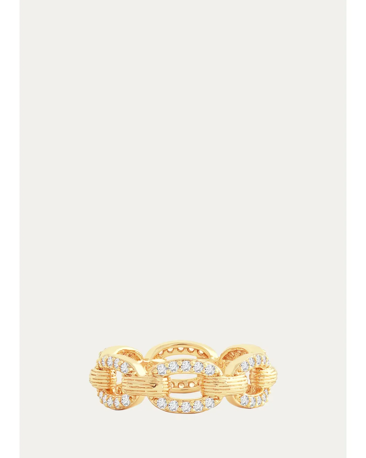 Enchanted Forest Chain Ring by Anabel Aram Jewelry