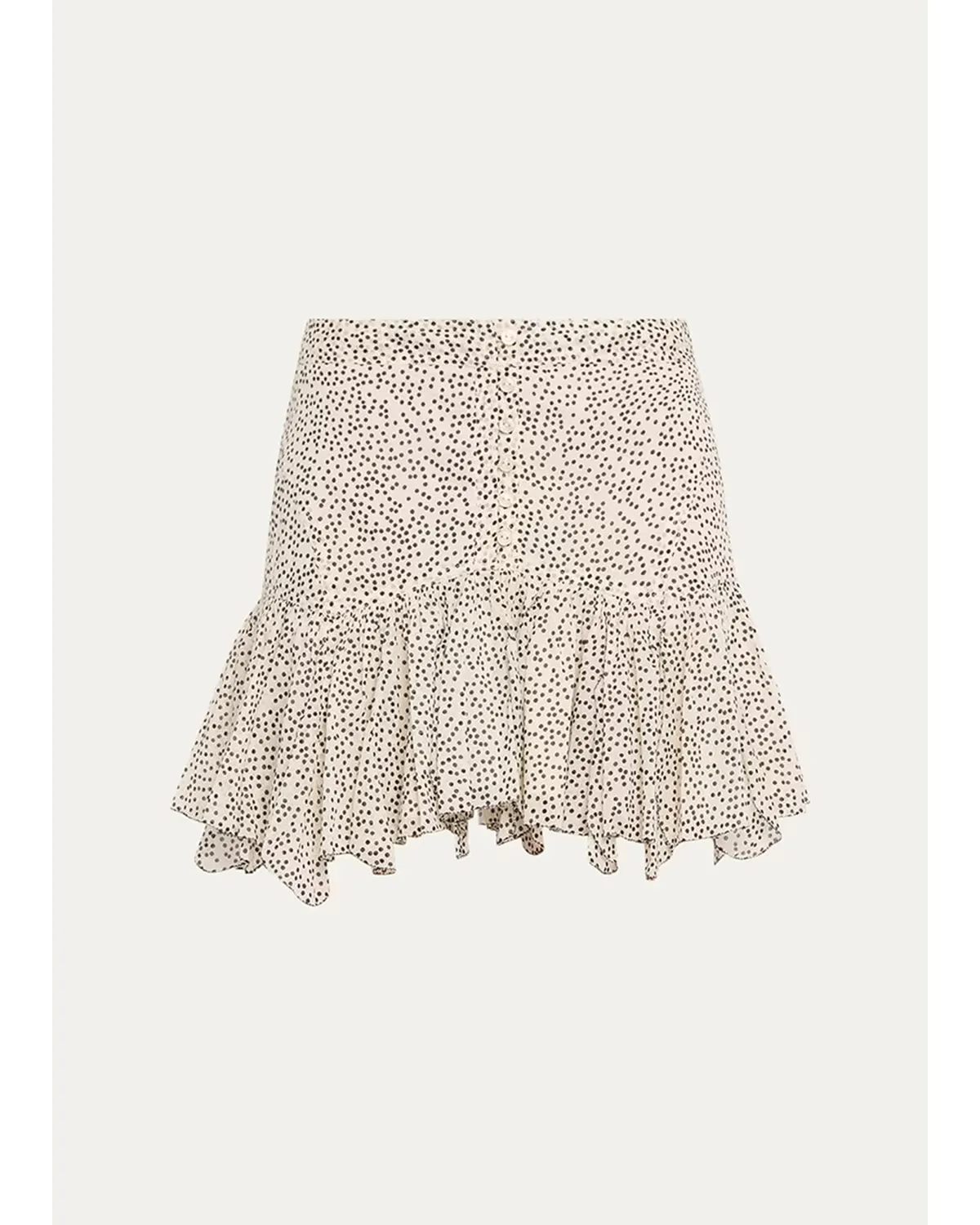 Daneen Polka Dot Voile Mini Skirt by Étoile Isabel Marant