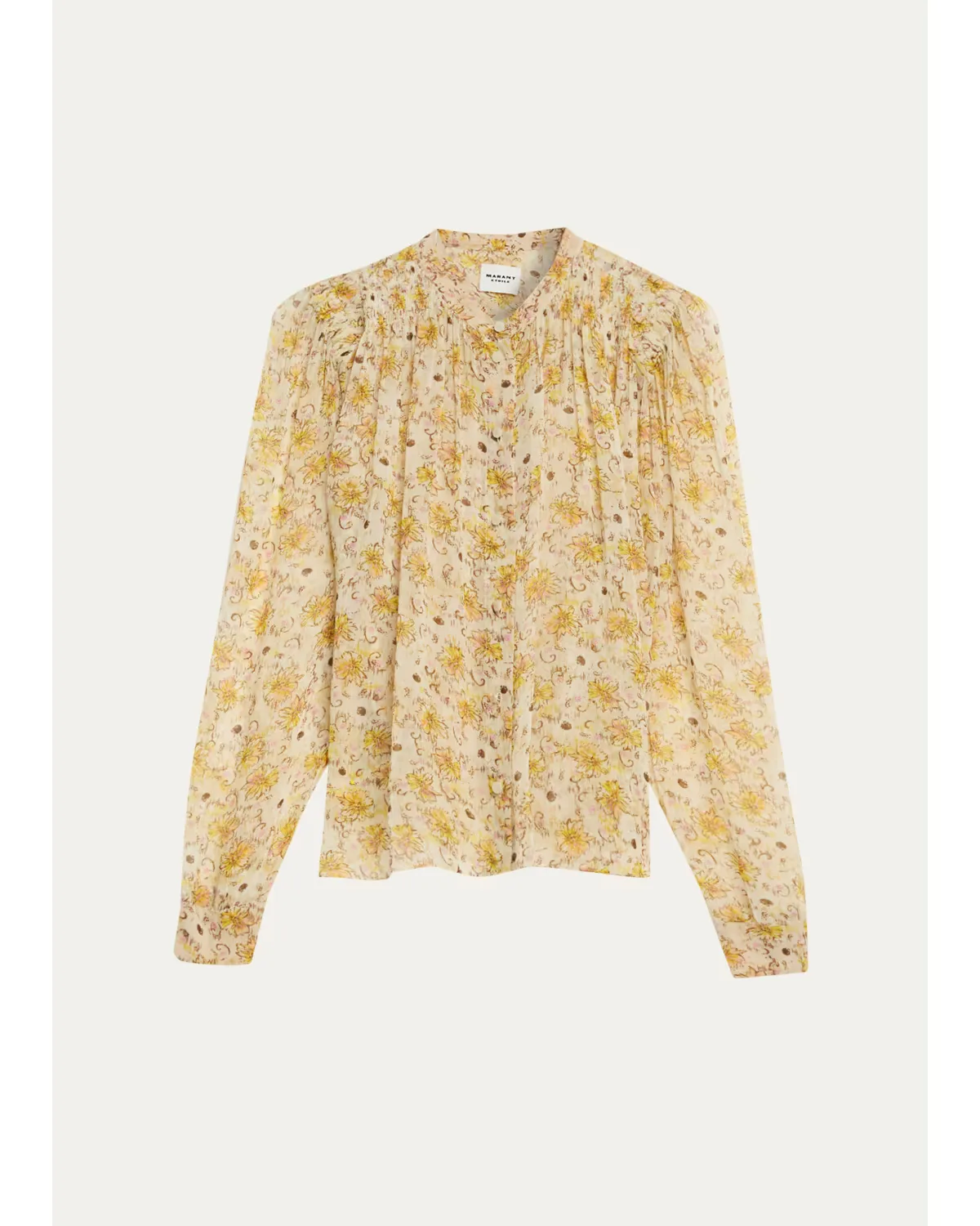 Florine Floral Georgette Blouse by Étoile Isabel Marant