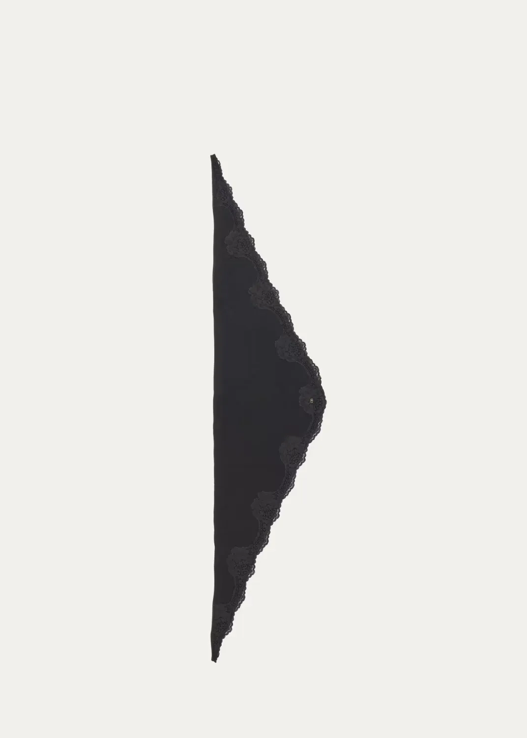 VLogo Lace-Trimmed Cashmere Scarf by REDValentino