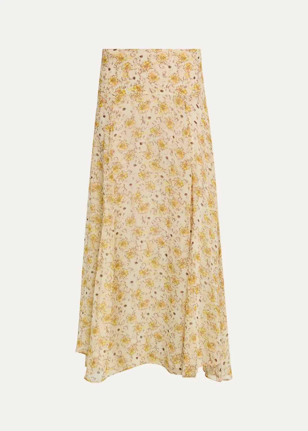 Fran Floral Georgette Maxi Skirt