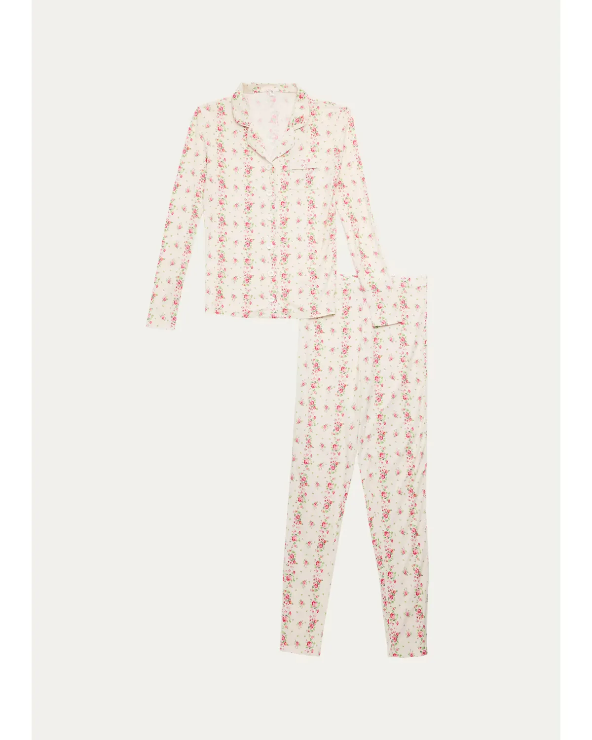 Two-Piece Floral-Print Pajamas by KatieJ NYC