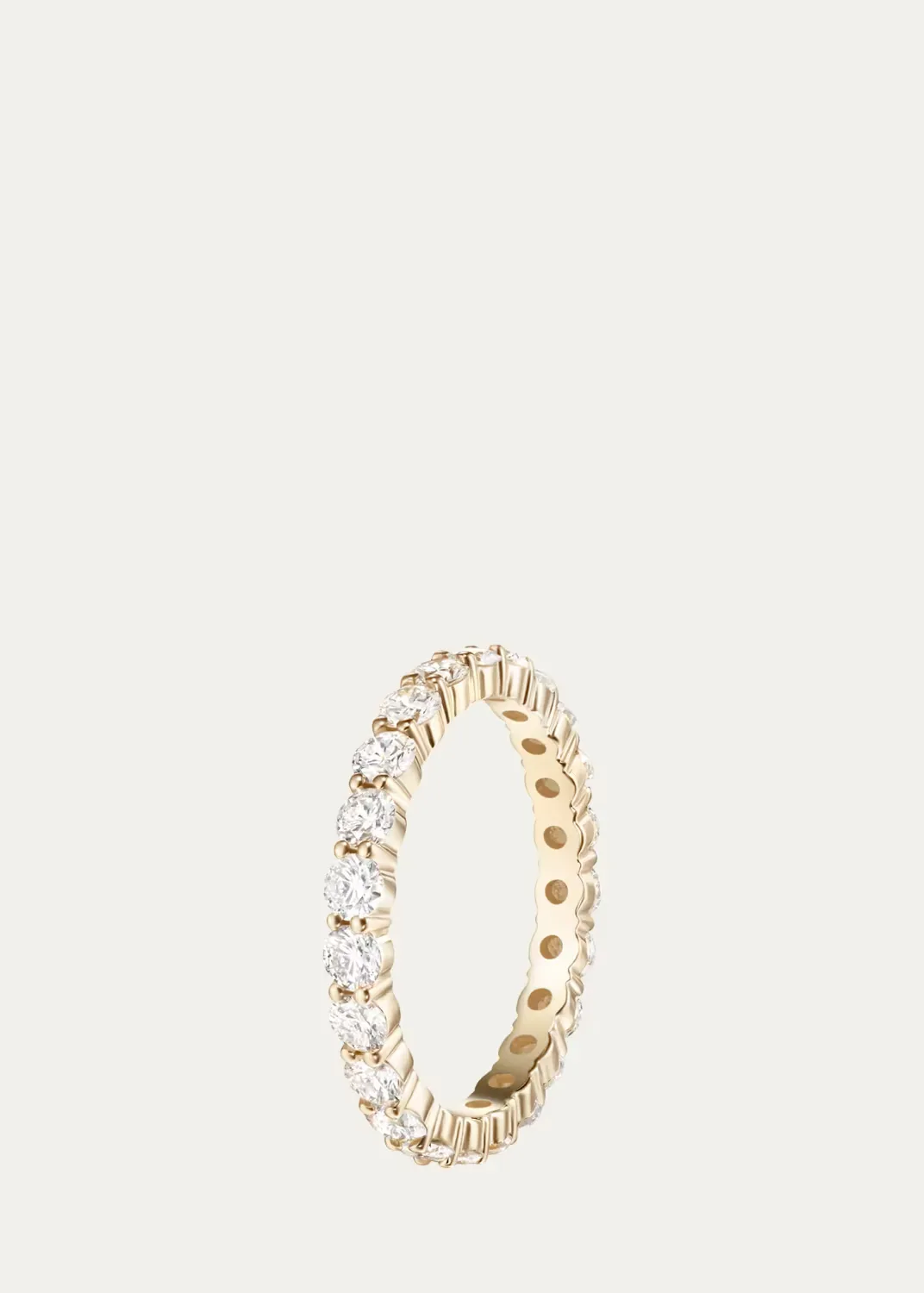 18K Yellow Gold Diamond Sadie Eternity Ring by Melissa Kaye