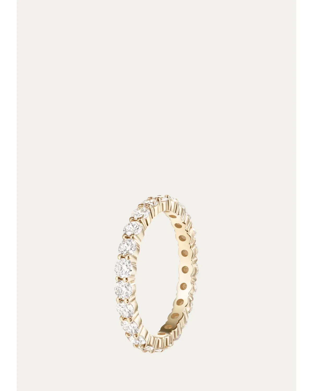 18K Yellow Gold Diamond Sadie Eternity Ring by Melissa Kaye