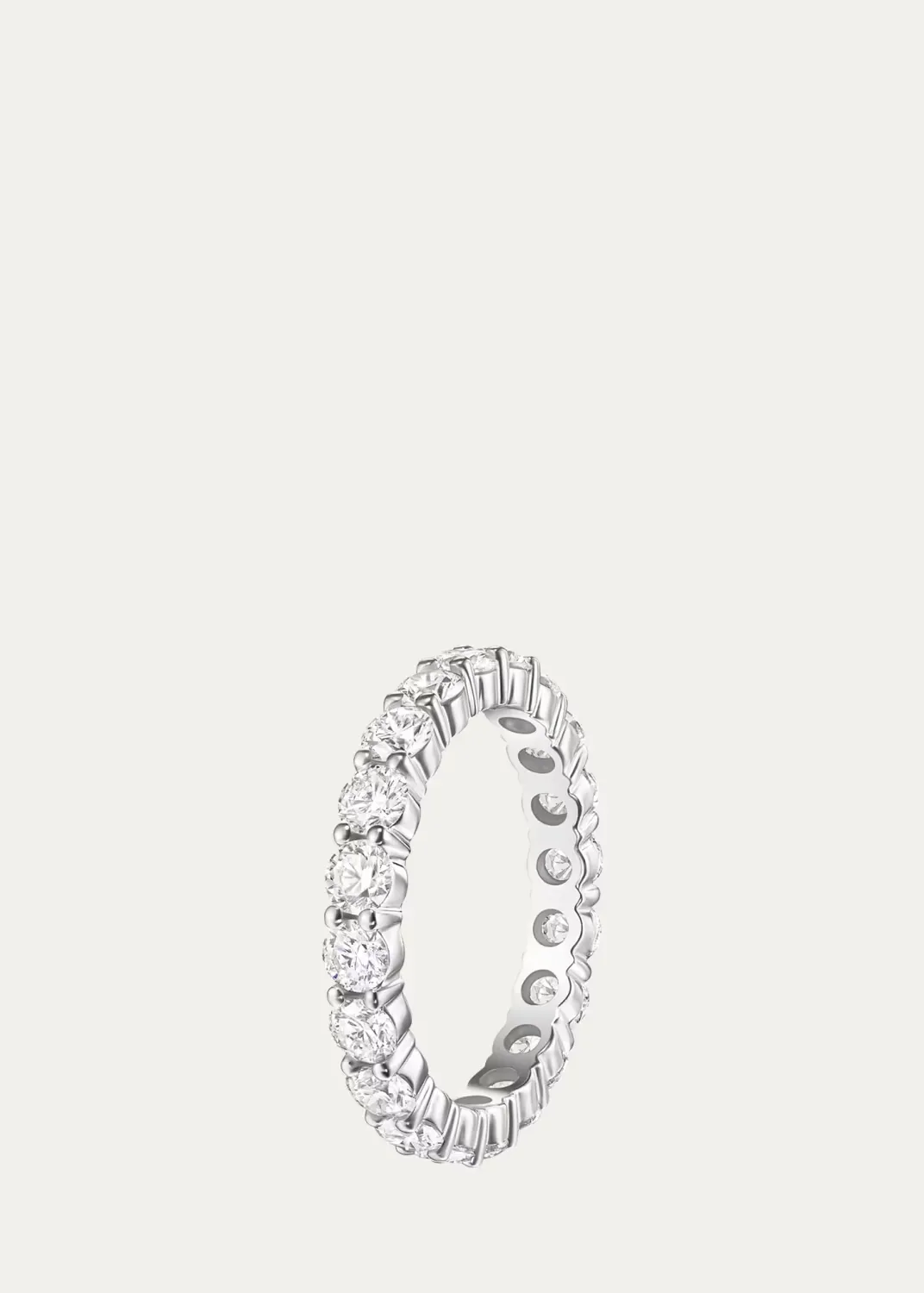 18K White Gold Diamond Sadie Eternity Ring by Melissa Kaye