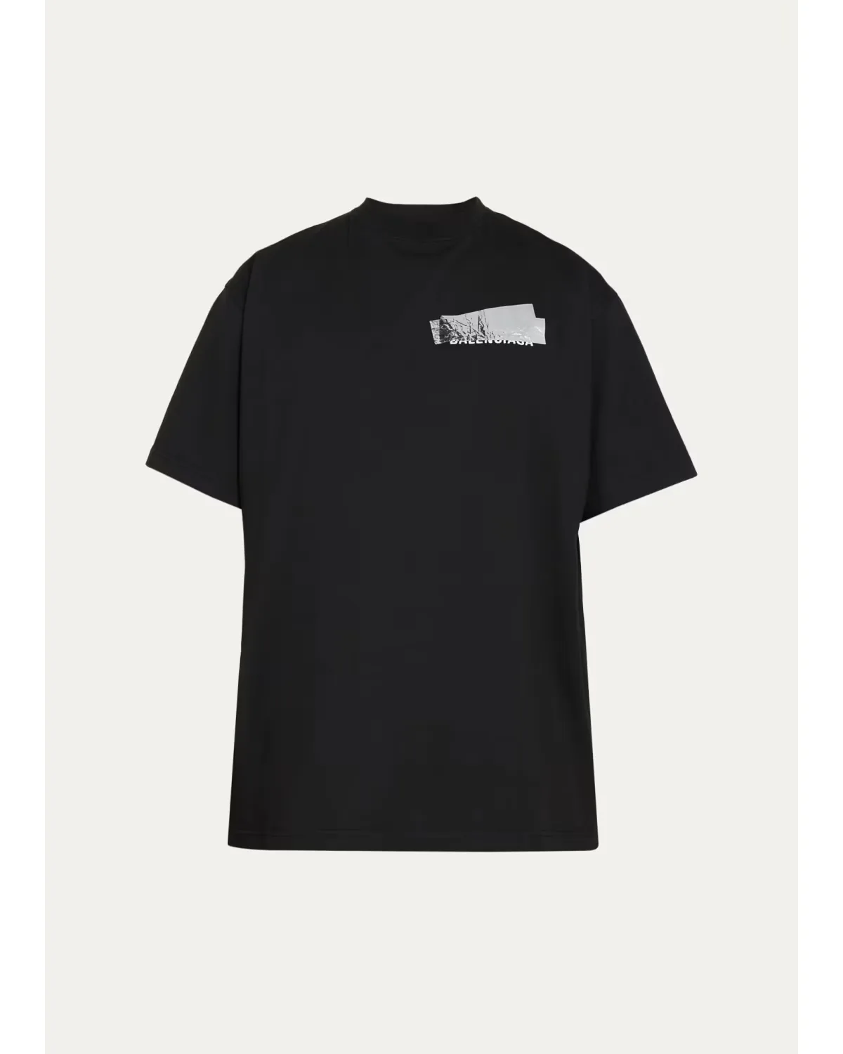 Oversized Tape Logo T-Shirt by Balenciaga